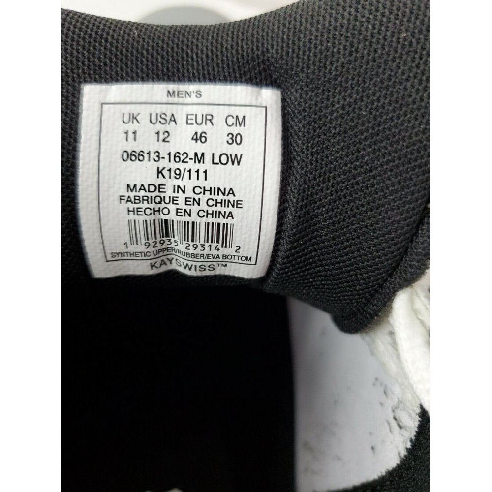 KSWISS MENS HYPERCOURT EXPRESS 2 TENNIS SHOES (WHT/HIGHRISE/BLACK) #06613 US 12 - Picture 3 of 9